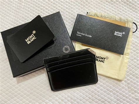 montblanc rfid card holder|mont blanc wallet.